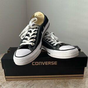 All Star Converse Black, Low Top